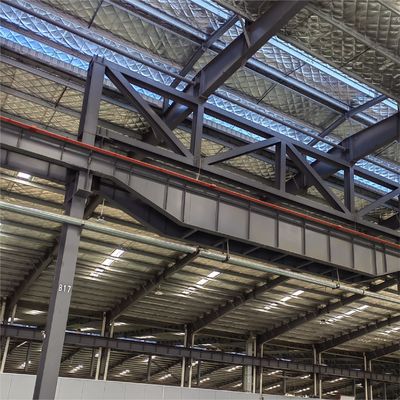 SGS Χάλυβα δομή κτίριο Q355 Χάλυβα δομή μετάλλου Ζεστό έλαση