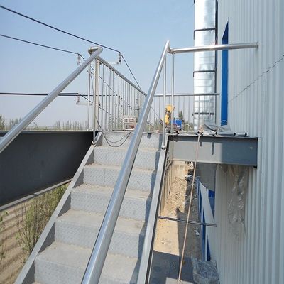 Μεγάλη διάσταση Προσυσκευασμένα κτίρια από χάλυβα Αποθήκη Αντικατάστατη βαφή
