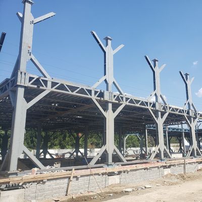 Q355B Χάλυβα Φρέμα Πολυώροφο Χάλυβα Κτίριο Γραφείων
