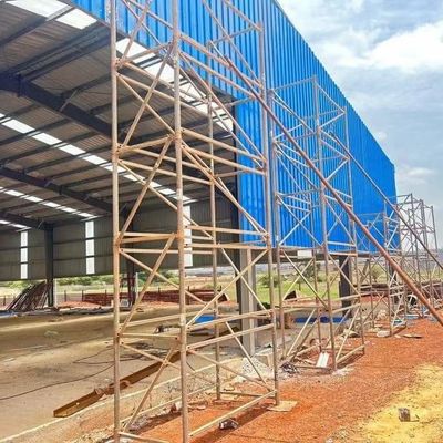 Μονωμένο Προκατασκευασμένο Εργαστήριο από Χάλυβα με Βαμμένο ή Γαλβανισμένο Πλαίσιο από Χάλυβα Η