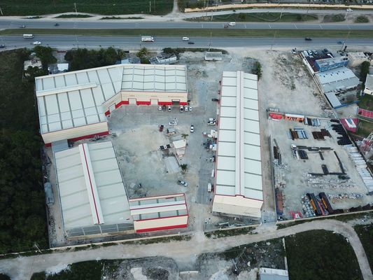Στερεές κατασκευασμένο χάλυβα οικοδομή οικονομική χάλυβα κατασκευή αποθήκη