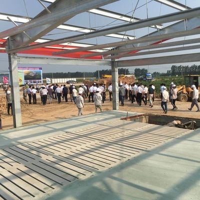 Q345B Προσυσκευασμένα βιομηχανικά κτίρια από χάλυβα