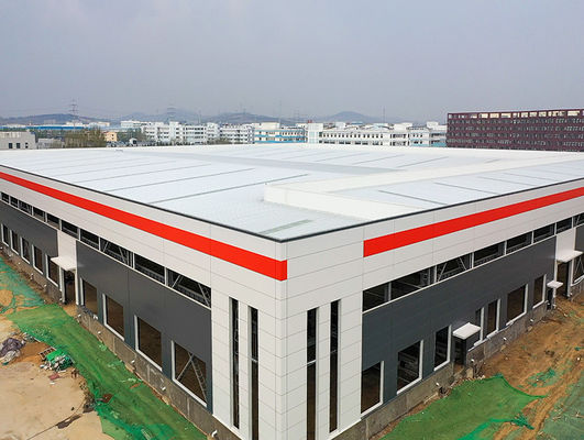 SGS Steel Frame Office Buildings OEM Steel Structure Warehouse (Σταχτένια κτίρια γραφείων)