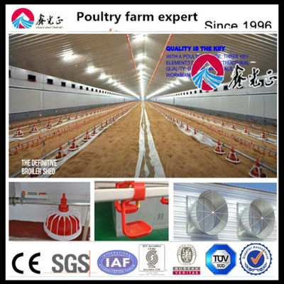 OEM Standard Poultry House Steel δομή με συρόμενα παράθυρα