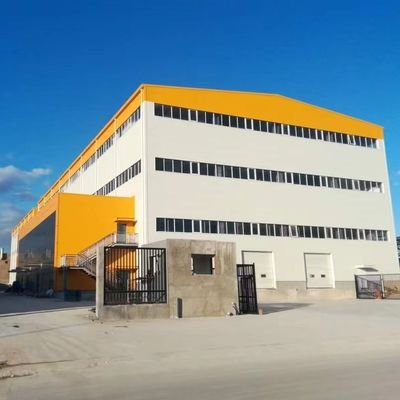 Q355B Προετοιμασμένα σπίτια από χάλυβα Προσαρμοσμένη προετοιμασμένη αποθήκη από χάλυβα