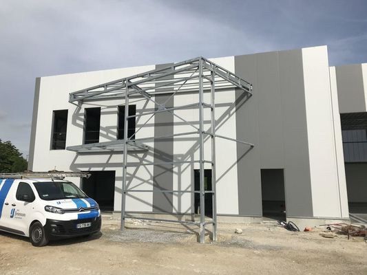 Ζυγισμένα μεταλλικά κτίρια Εργοστάσιο Χάλυβα Πιστοποιητικό ISO