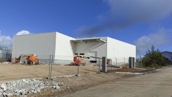 Προσαρμοσμένη χάλυβα δομή αποθήκη βιομηχανικά κατασκευασμένα μεταλλικά κτίρια