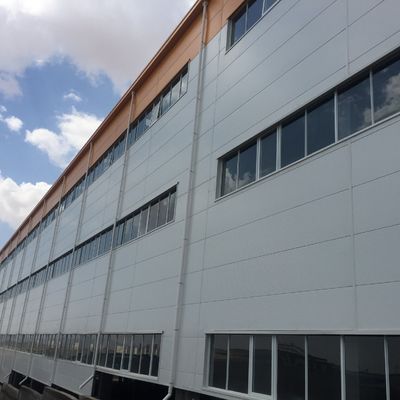 Προετοιμασμένο εργοστάσιο βιομηχανικών δομών χάλυβα Προετοιμασμένο έργο κατασκευής αποθήκης