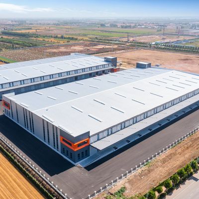 Σώμα δομής χάλυβα SGS Προσαρμοσμένο κτίριο προπαρασκευασμένης αποθήκης