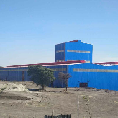 Δάχος φλάντζης 5-16mm Αποθήκη κατασκευής χάλυβα με σχέδιο PKPM Κατάλληλη για βαριές δομές και έργα χάλυβα