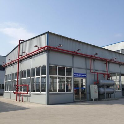 Εργαστήριο ανθεκτικού σε πυρκαγιά χάλυβα με προαιρετικό σύστημα προστασίας από πυρκαγιά σχεδιασμένο για να πληροί αυστηρά πρότυπα βιομηχανικής ασφάλειας