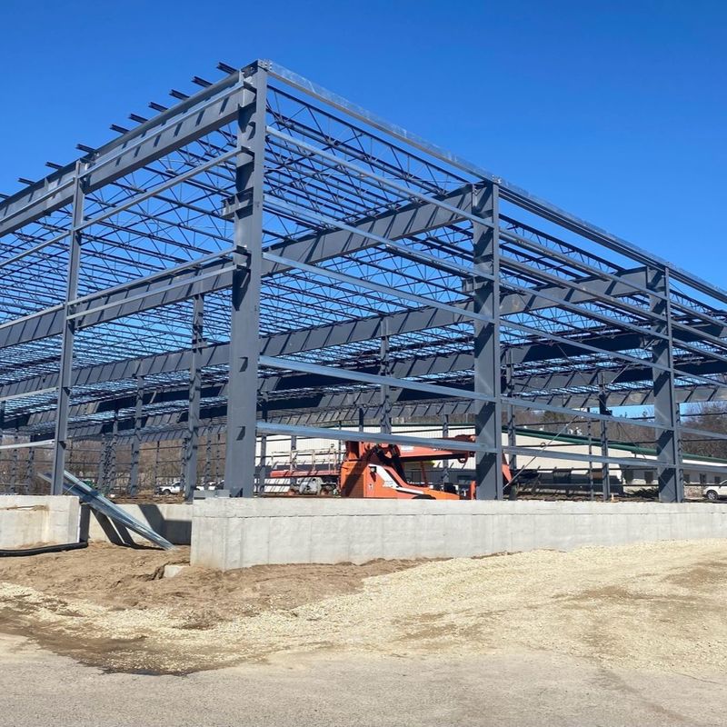 Σύγχρονη κατασκευή χάλυβα Ζυγισμένη βιομηχανική χάλυβα Κατασκευή αποθήκης