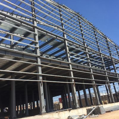 Προσαρμόσιμη αποθήκη χάλυβα για μεγάλα εργοστάσια με ελεύθερο σχέδιο